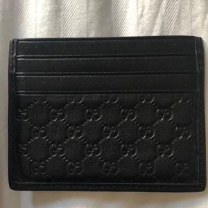 Gucci Black leather Cardholder